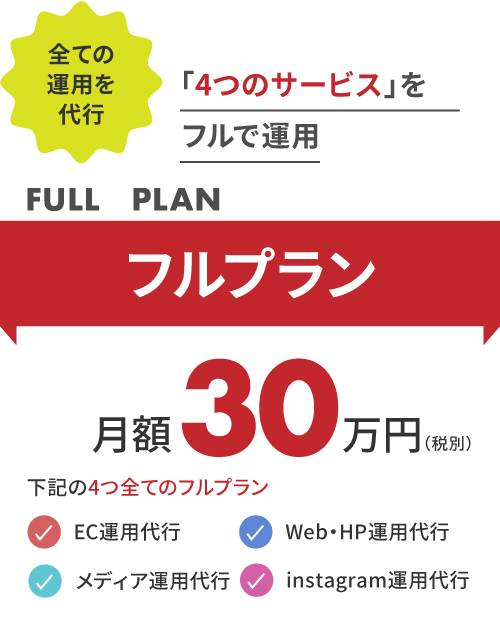 EC・Web・メディア・SNS運用代行|フルプラン